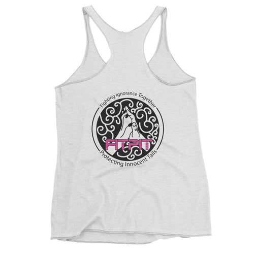 FITPIT Front/Back print Scroll w/Pink Women's tank top