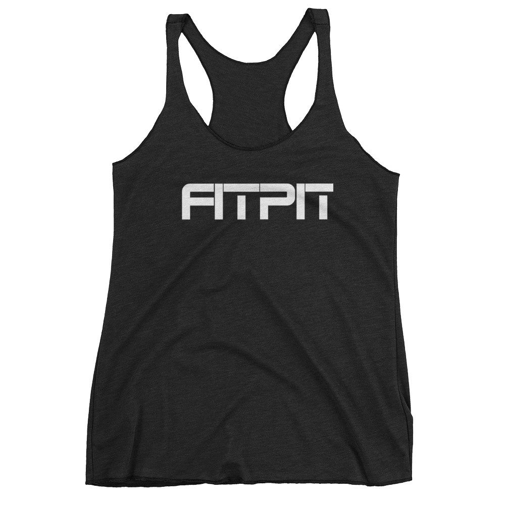 FITPIT Front/Back White Logo Women's tank top