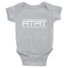 FITPIT Front White logo Infant Bodysuit